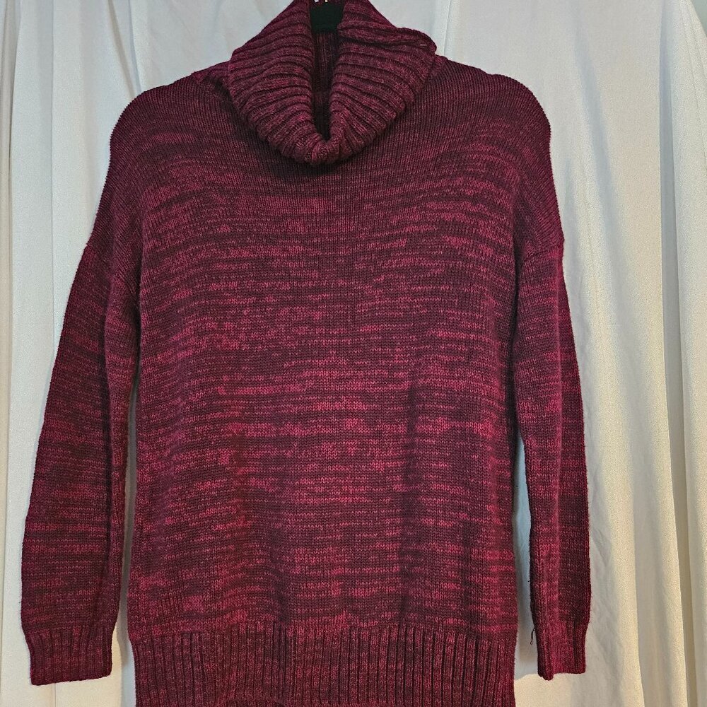 maddy m burgany cowl turtleneck ‎ sweater Size S